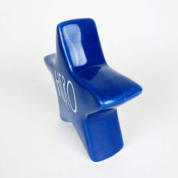 NEW Rae Dunn Artisan by Magenta HERO Blue Star Patriotic 4th of July USA Ceramic - Picture 4 of 7